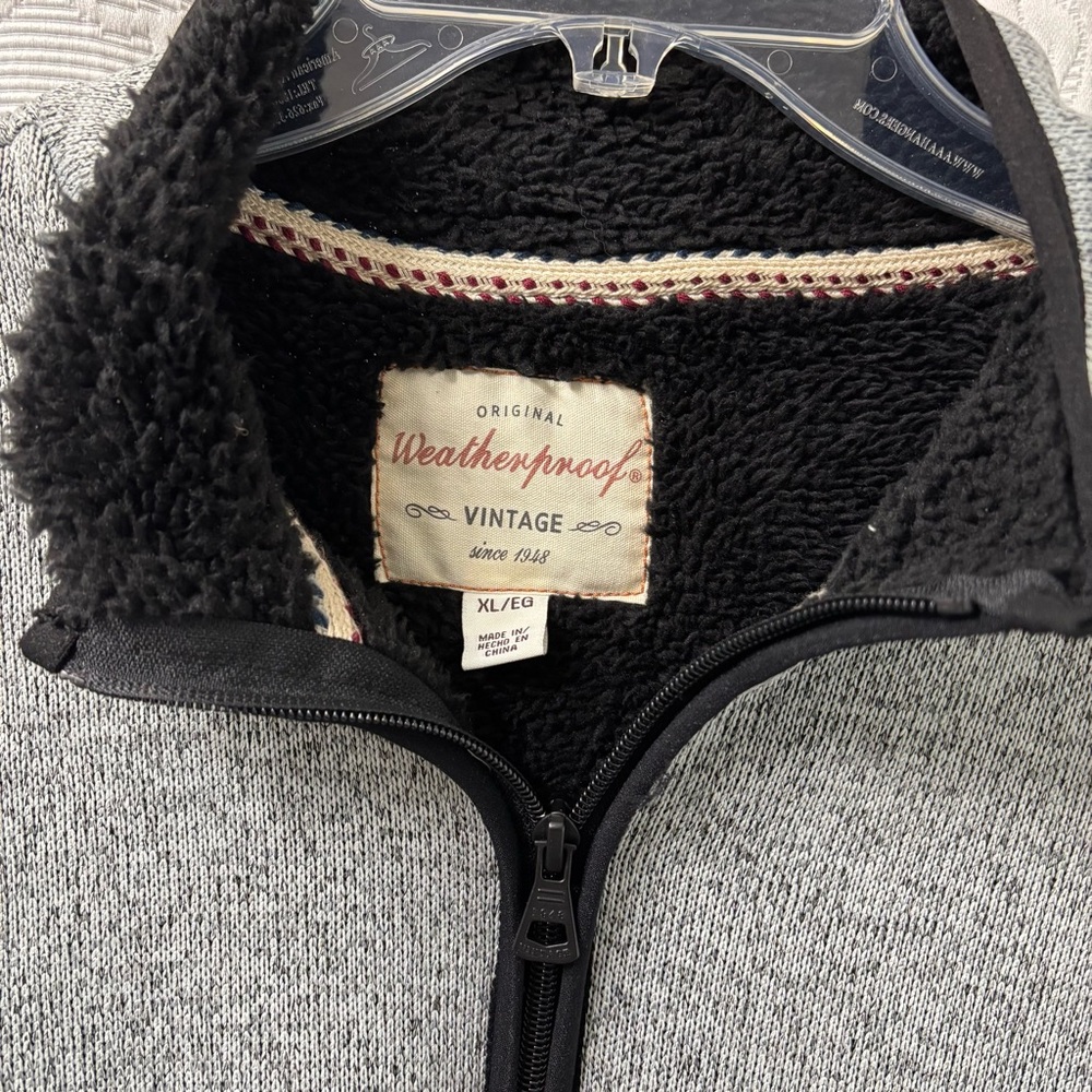 Weatherproof 1/4 zip lined sweatshirt size XL - Picture 2 of 4
